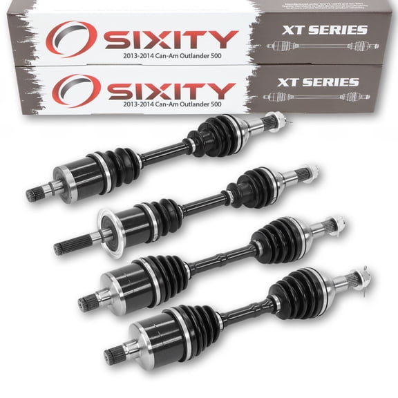 2013-2014 for Can-Am Outlander 500 4X4 Front Rear Left Right Axles XT Four Driver Passenger EFI STD DPS XT Complete Side