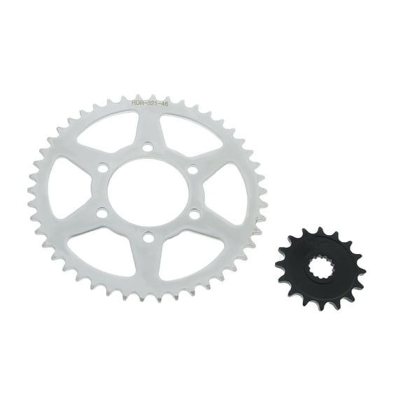 Sprockets for Kawasaki Ninja 636 ZX-6R ZX636 2013 - 2018 Front 16T and Rear 46T