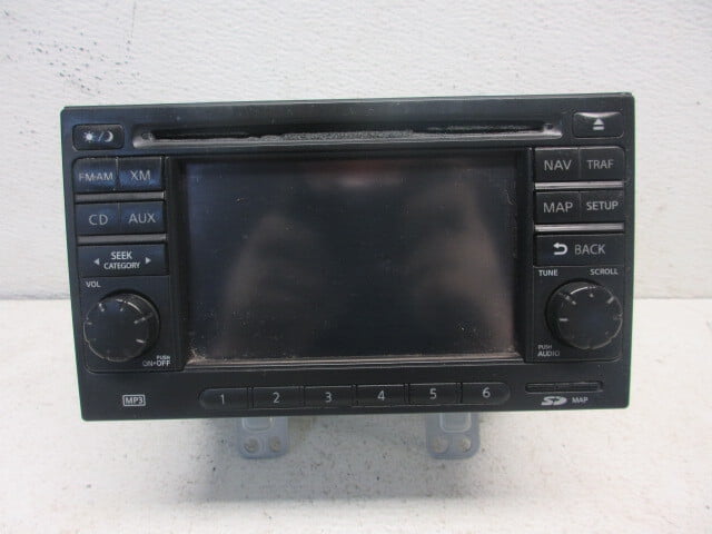 Pre-Owned 2013-2015 Nissan Rogue AM FM 6 Disc CD Radio Receiver OEM LKQ - Verify Specific Vehicle Fitment In Description - (Good)