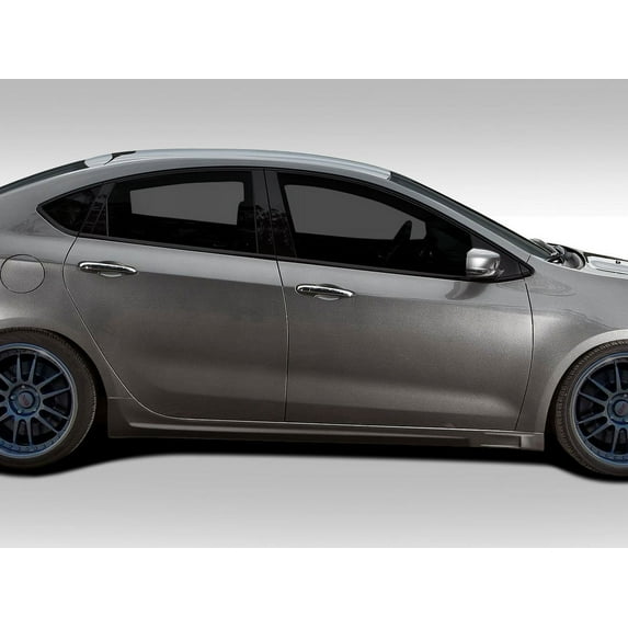 2013-2016 Dodge Dart Duraflex Racer Side Skirt Rocker Panels - 2 Piece