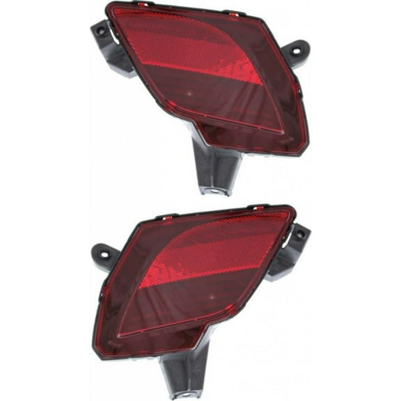 For 2013-2016 Mazda CX-5 Pair Driver and Passenger Side Rear Marker/Reflector Light CAPA Certified MA2830101 MA2831101 - Replaces KD31-51-5M0 KD31-51-5L0 ;