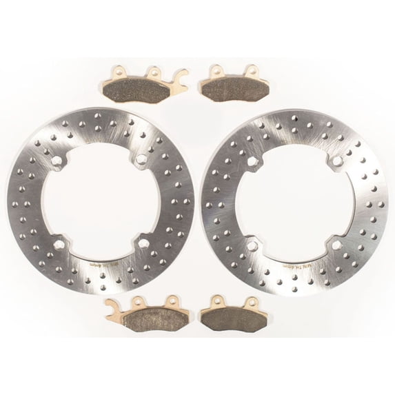 2013-2017 Can-Am Commander DPS 1000 4x4 Front Brake Rotors and Brake Pads