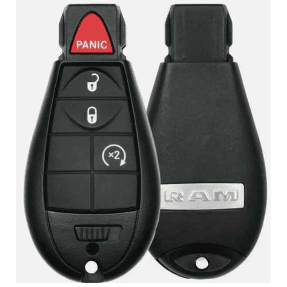 2013 - 2018 Dodge Ram Fobik Key 4B - GQ4-53T with Key Insert Ready to Program VLS