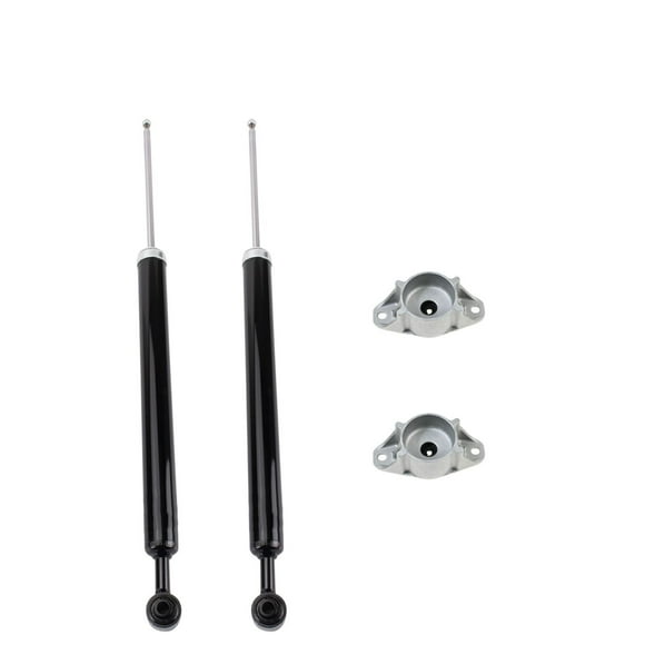 2013-2018 for Ford C / 2010-2013 for Mazda 3 Rear Suspension Kit - AM-1267595101 - (2) Rear Shock Absorbers & (2) Upper Shock Mount Kits - Suspension Upgrade for Smooth Ride