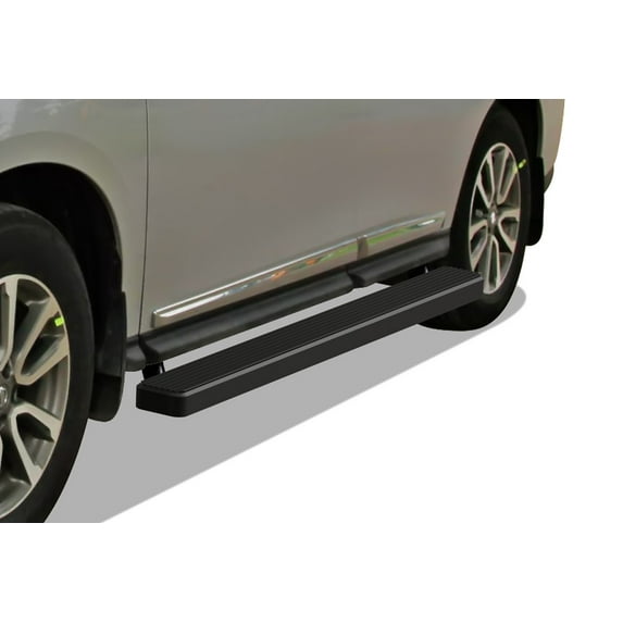 2013-2018 Infinti QX60\ 2013-2019 Nissan Pathfinder (Excl. Platinum model) Black Finish 5 Inch Door to Door Side Bar Side Step Running Board