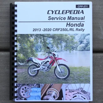 Honda CRF250R OEM Service Repair Manual – 2014-2017, 61KRN63, Shop Mechanic Book