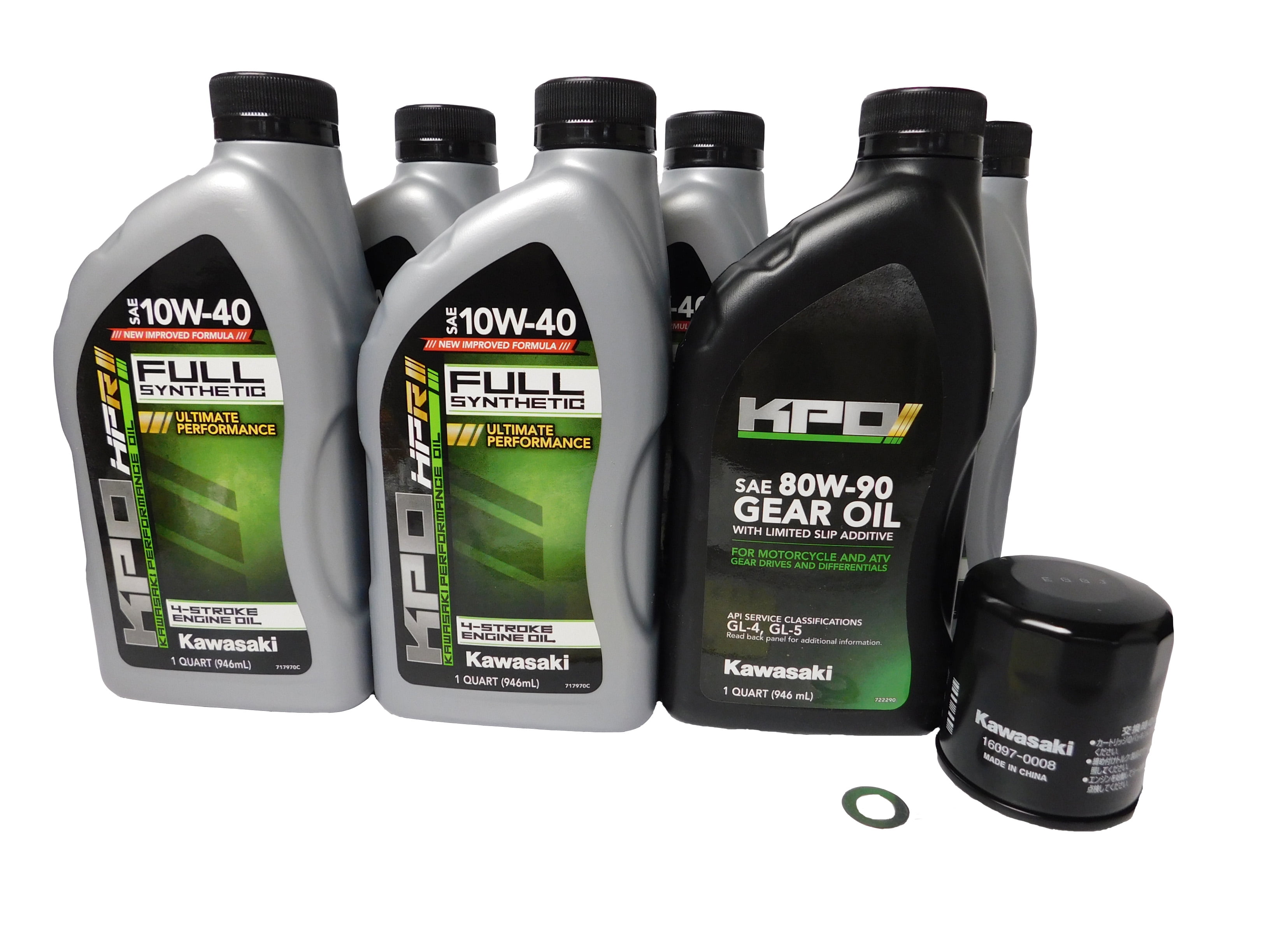 2013-2022 Kawasaki Ninja ZX-14R Vulcan OEM Full Synthetic Service Kit KAW161