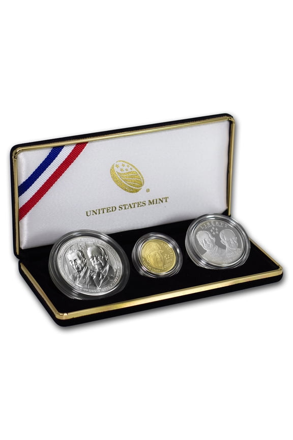 2013 3-Coin 5-Star Generals Commemorative Proof Set (Box & COA)