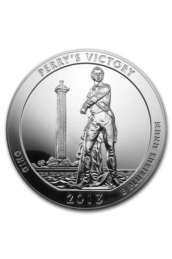 2013 5 oz Silver ATB Perry's Victory and Peace Park, OH