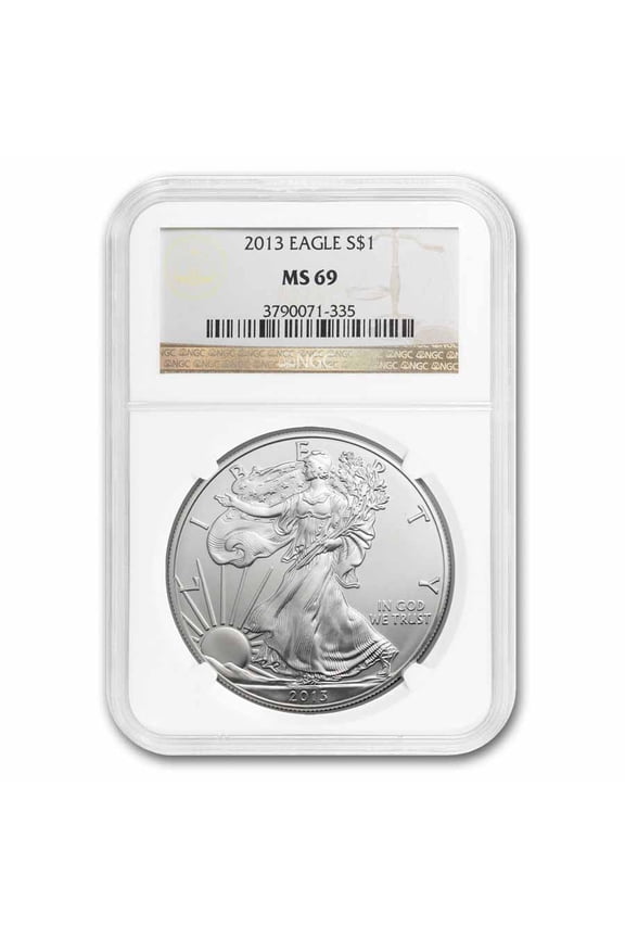 2013 American Silver Eagle MS-69 NGC