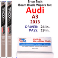 thumbnail image 1 of 2013 Audi A3 Beam Blade Wipers (Set of 2), 1 of 3