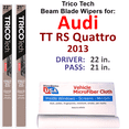 thumbnail image 1 of 2013 Audi TT RS Quattro Beam Blade Wipers (Set of 2), 1 of 3