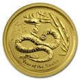 thumbnail image 1 of 2013 Australia 1/20 oz Gold Lunar Snake BU (Series II), 1 of 2