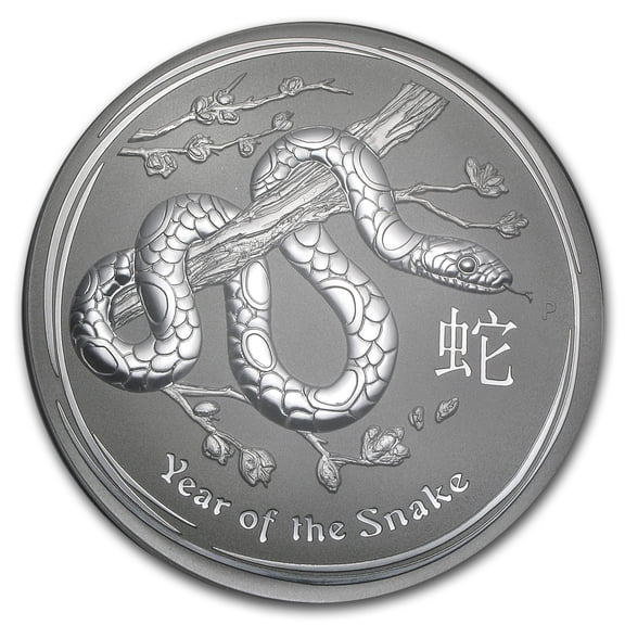 2013 Australia 1 kilo Silver Year of the Snake BU