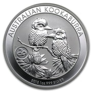 2013 Australia 1 oz Silver Kookaburra BU Snake Privy