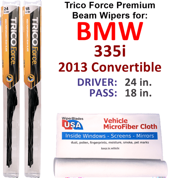 2013 BMW 335i Performance Beam Wipers (Set of 2)