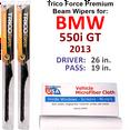 thumbnail image 1 of 2013 BMW 550i GT Performance Beam Wipers (Set of 2), 1 of 3