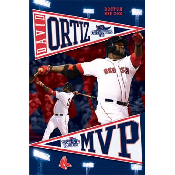 2013 Boston Red Sox David Ortiz World Series - MVP Poster Print (24 x 36)