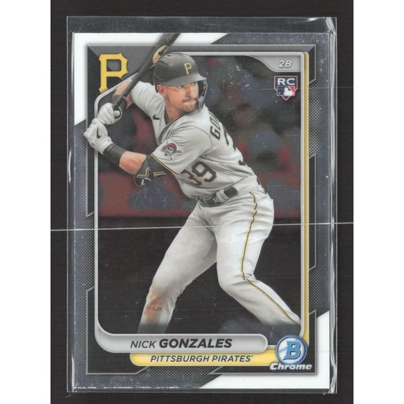 2013 Bowman Chrome Nick Gonzales #87 RC Baseball Card, Topps Pittsburgh Pirates