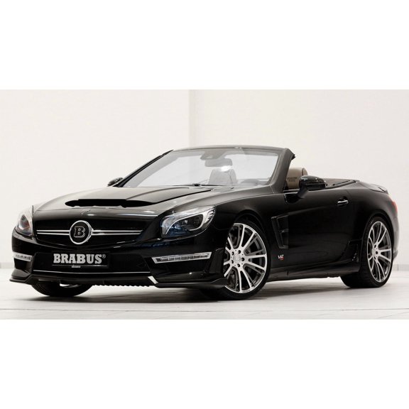 2013 Brabus 800 Based on SL Class Car - 12x18 Inch Laminated Poster - Stunning Detail and Bold Colors
