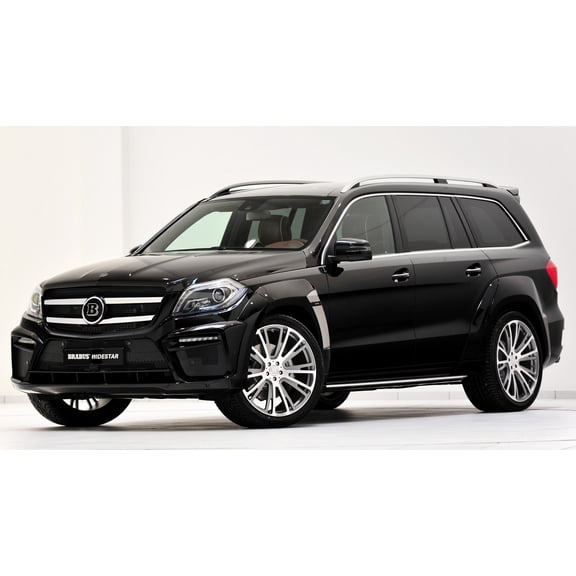 2013 Brabus B63 Widestar Based on GL Class Car - 24x36 Inch Laminated Poster - Stunning Detail and Bold Colors