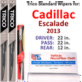 thumbnail image 1 of 2013 Cadillac Escalade Wiper Blades (Set of 3) w/Rear Wiper, 1 of 3