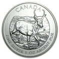 thumbnail image 1 of 2013 Canada 1 oz Silver Wildlife Series Pronghorn Antelope, 1 of 3