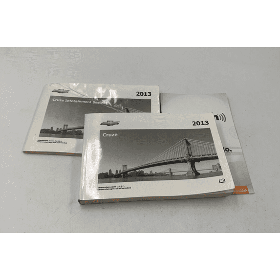 2013 Chevrolet Cruze Owners Manual Handbook Set OEM F04B19054