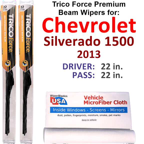 2013 Chevrolet Silverado 1500 Performance Beam Wipers (Set of 2)