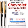 thumbnail image 1 of 2013 Chevrolet Silverado 3500 Performance Beam Wipers (Set of 2), 1 of 4