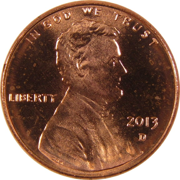 2013 D Lincoln Shield Cent BU Uncirculated Penny 1c Coin