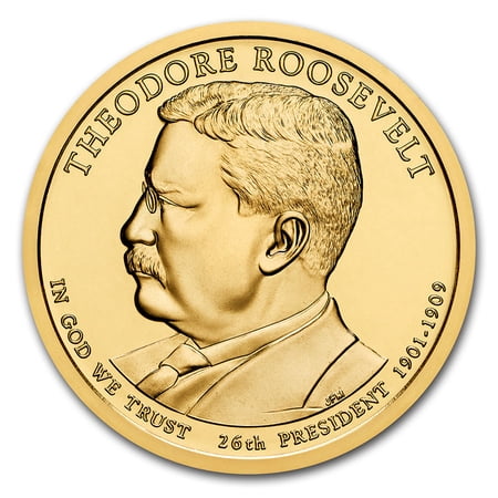 2013-D Theodore Roosevelt Presidential Dollar BU