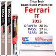 thumbnail image 1 of 2013 Ferrari FF Beam Blade Wipers (Set of 3) w/Rear Wiper, 1 of 3