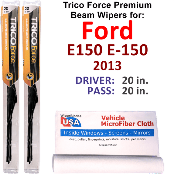 2013 Ford E150 E-150 Performance Beam Wipers (Set of 2)