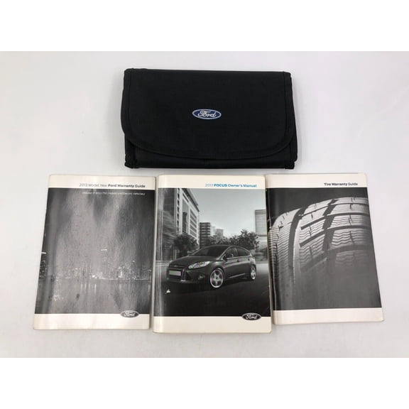 2013 Ford Focus Owners Manual Handbook Set with Case OEM B04B45025