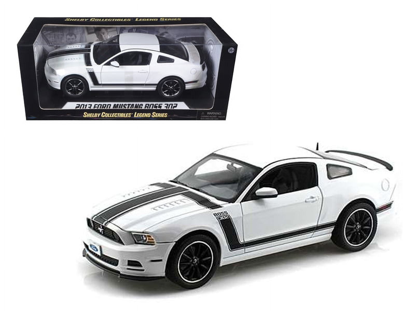 2013 Ford Mustang Boss 302 Green with Black Stripes 1/18 Diecast