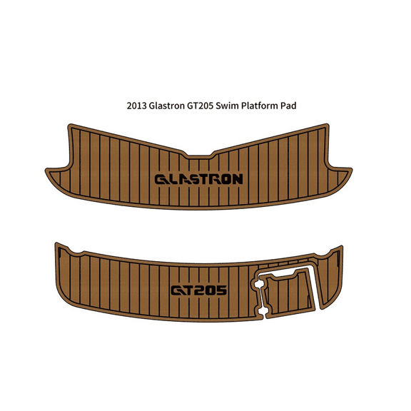 2013 Glastron GT205 Swim Platform Pad Boat EVA Foam Teak Deck Floor Mat