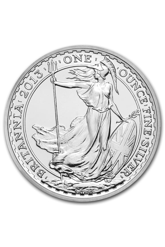 2013 Great Britain 1 oz Silver Britannia BU