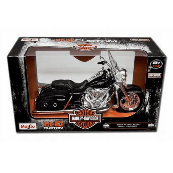 2013 Harley Davidson FLHRC Road King Classic Black Bike Motorcycle 1/12 by Maisto 32322