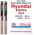 thumbnail image 1 of 2013 Hyundai Elantra Beam Blade Wipers (Set of 2), 1 of 4