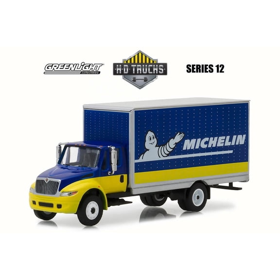2013 International Durastar Box Van "Michelin Tires" "HD Trucks" Series 12 1/64 Diecast Model by Greenlight