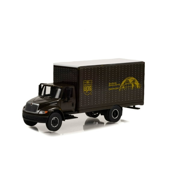 2013 International Durastar Box Van, UPS - Greenlight 33240B/48 - 1/64 Scale Diecast Model Car
