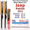 thumbnail image 1 of 2013 Jeep Patriot Performance Beam Wipers (Set of 3) w/Rear Wiper, 1 of 4
