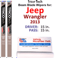 thumbnail image 1 of 2013 Jeep Wrangler Beam Blade Wipers (Set of 2), 1 of 3