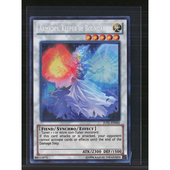 2013 Judgment of the Light Armades, Keeper of Boundaries Ultimate Rare Synchro 1st Edition