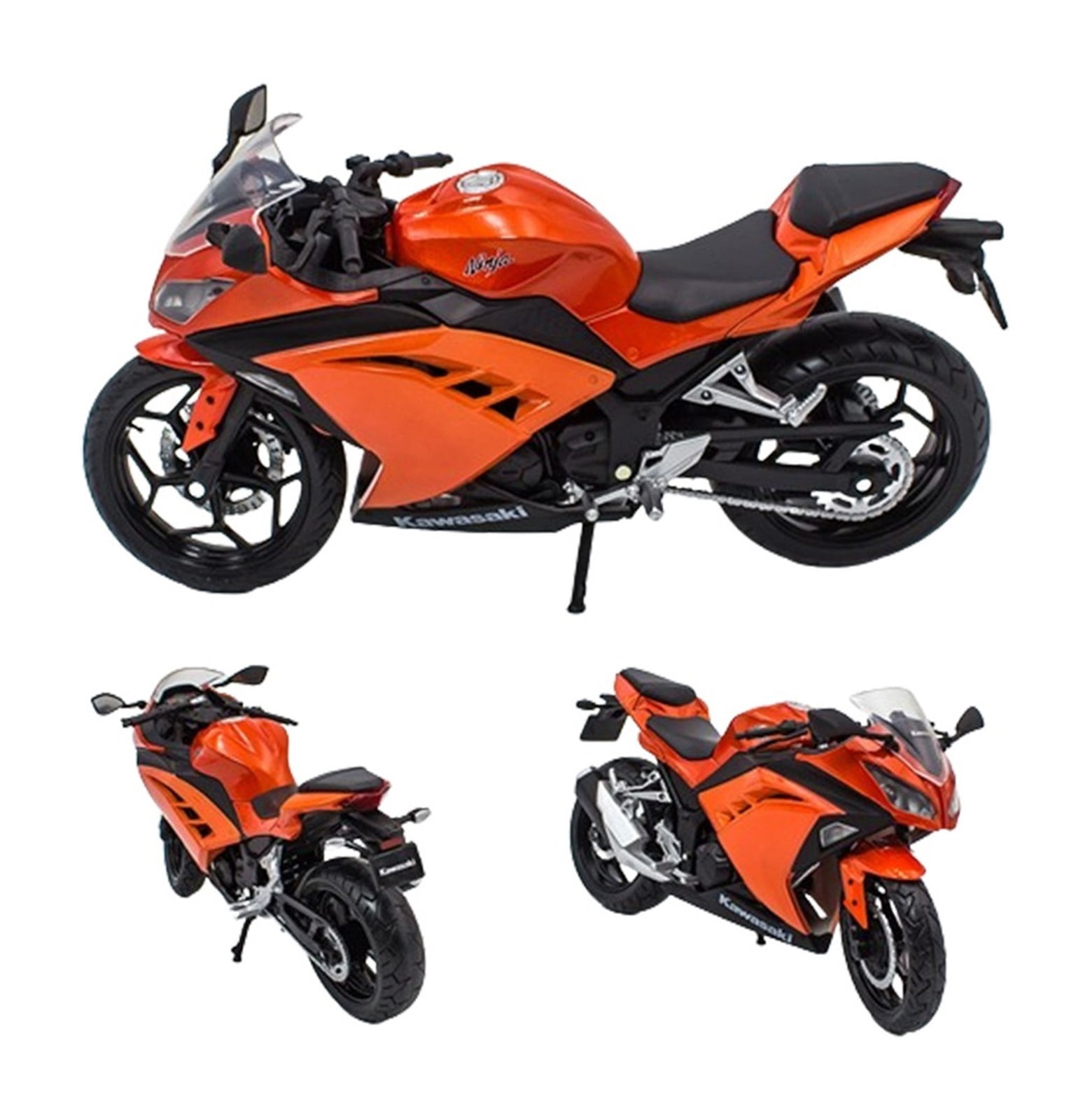 2013 Kawasaki Ninja Zx-6r Miniature Metal Motorcycle Racing