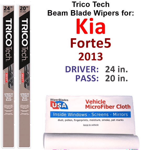 2013 Kia Forte5 Beam Blade Wipers (Set of 2)