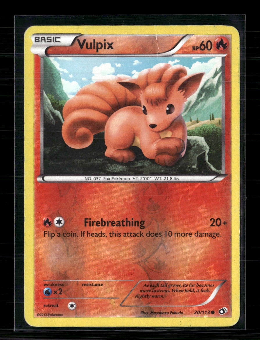 basic vulpix pokemon card value Vulpix 70/101 - ex Dragon Frontiers