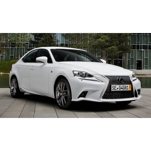 2013 Lexus IS Hybrid F Sport Car - 24x36 Inch Laminated Poster - Stunning Detail and Bold Colors