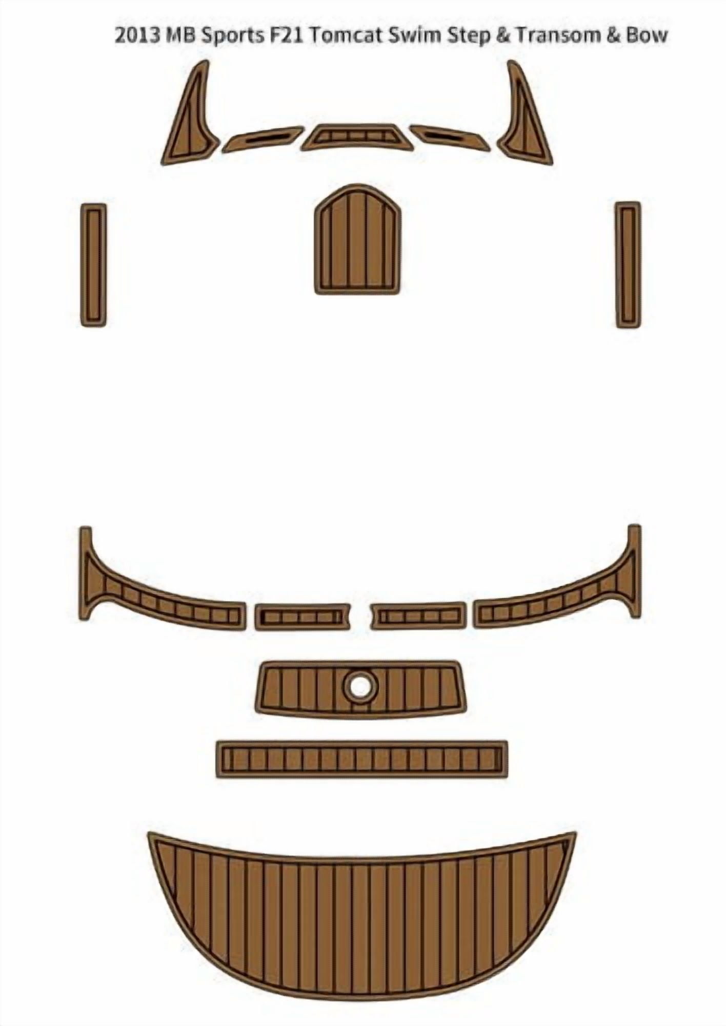 Set of 3 Transom Outboards Plate Pads Plastic Inflatable Set of 3 Transom Outboards Plate Pads Plastic Inflatable